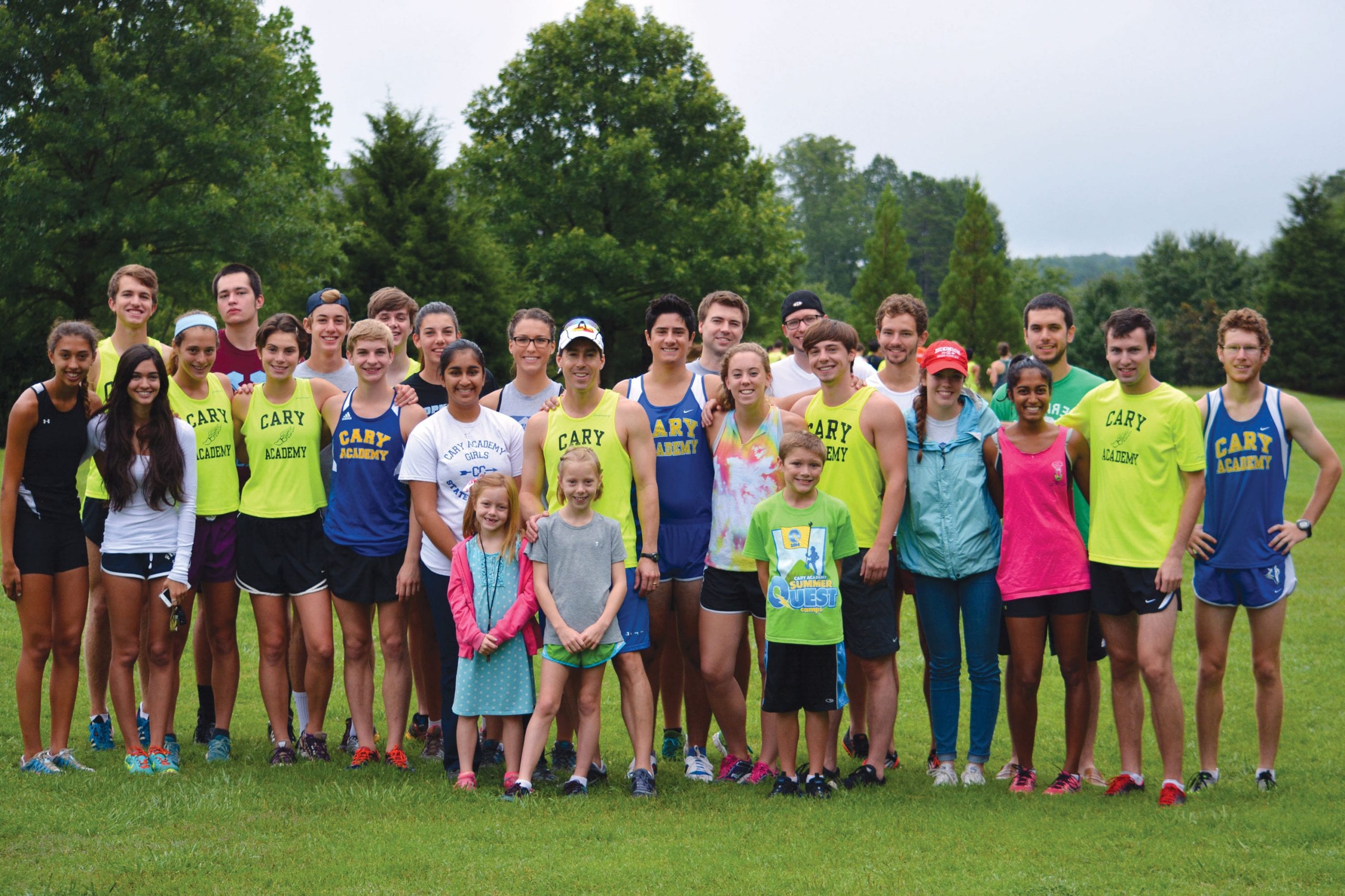 Cary Academy cross country annual alumni meet 2014