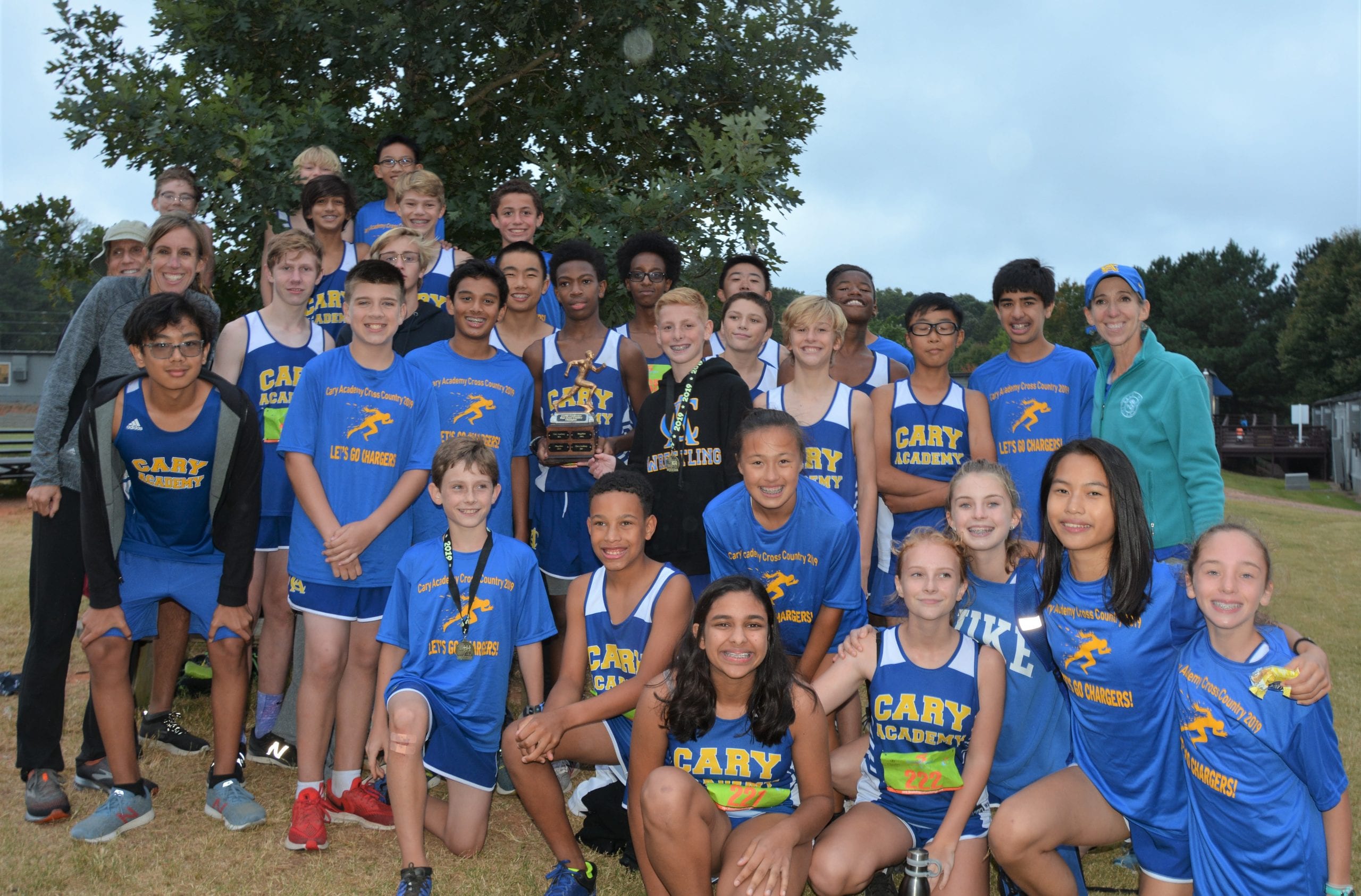Middle School cross country wins third straight conference championship