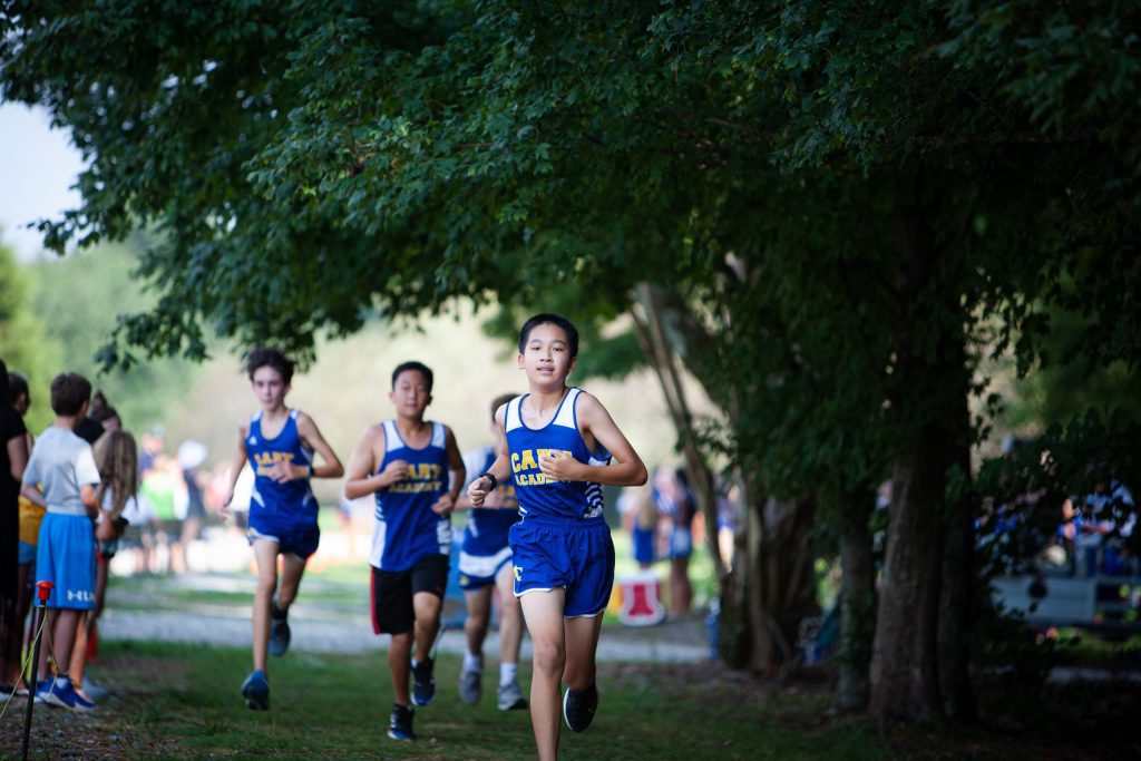 MS boys' cross couuntry runners