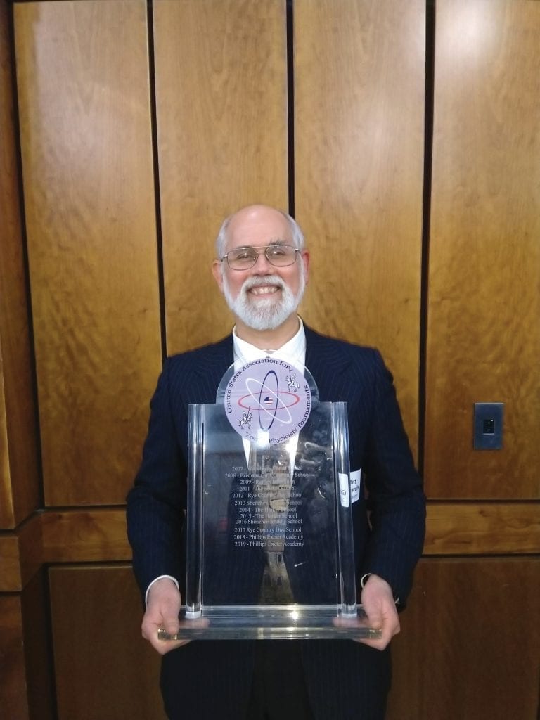 Matt Greenwolfe with trophy