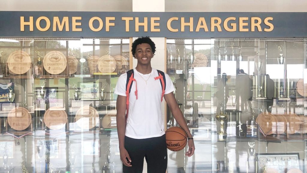 Trey Murphy III '18 in the FC Lobby